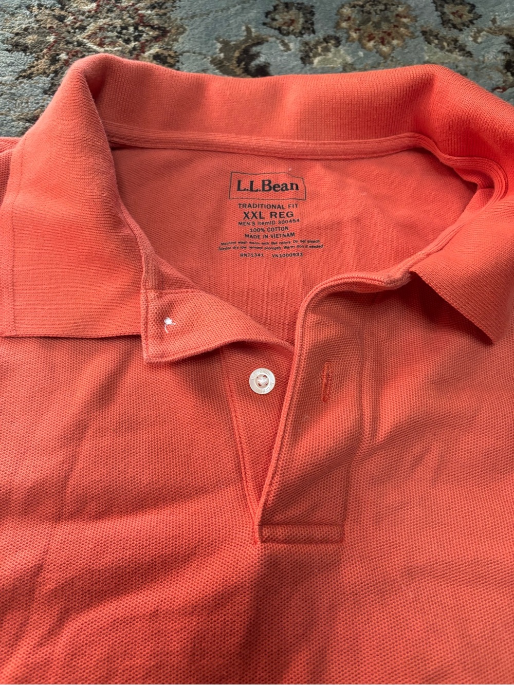 L.L. Bean Men's Short-Sleeve Polo Shirt